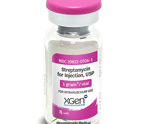 Streptomycin Sulfate Antibiotic Medication Powder Vial 1 mL ...
