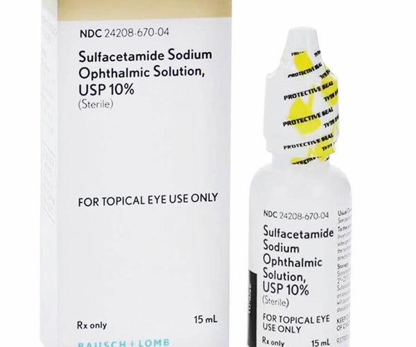 Sulfacetamide Sodium Eye Drops - Ophthalmic Relief Solution ...