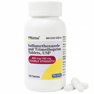 Sulfamethoxazole and Trimethoprim 800mg/160mg (Generic Bactrim) 