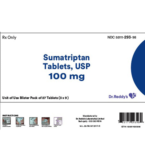 Sumatriptan 100 mg Tablets | Migraine & Headache Relief — Mountainside ...