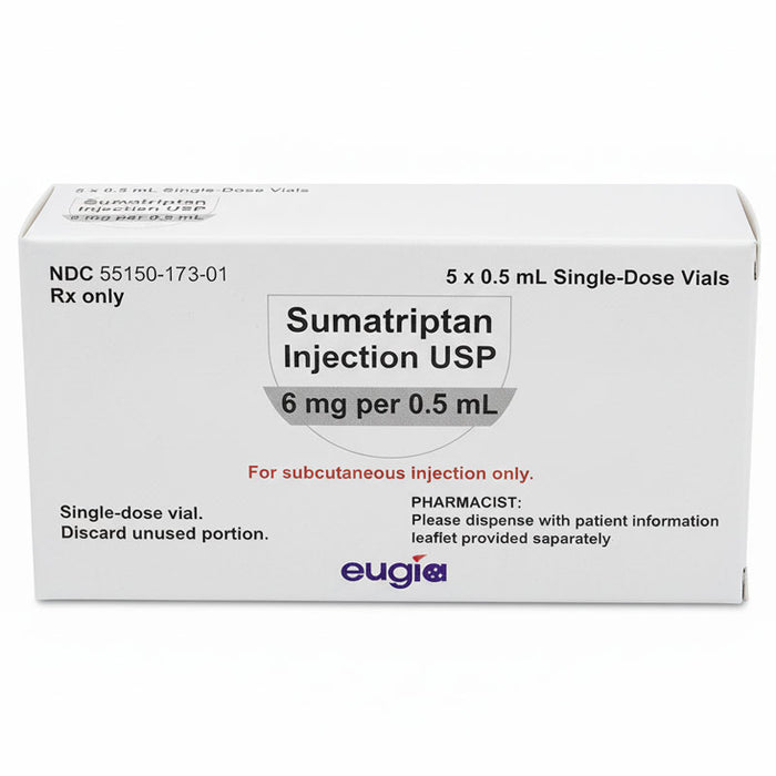 Sumatriptan Succinate Injection 6 mg Eugia 55150-0173-01