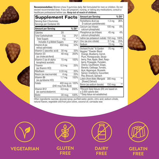 Alive Women's 50+ Multivitamin Gummies 