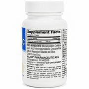 Supplement Facts for Vitamin C 500 mg Supplement as Ascorbic Acid 100 Tablets by Major Pharmaceutical