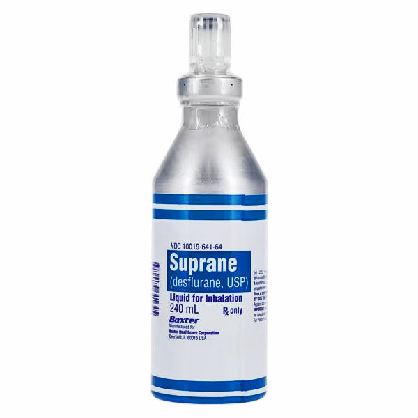 Suprane Label Suprane Desflurane Liquid for General Anesthesia Inhalation ...