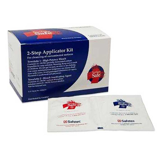 Surface Safe Chemotherapy Clean-up Surface Disinfectant Premoistened Wipes, 2-Step Application Kit, 15 Count Default Title