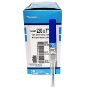 IV Catheter 22g x 1" Needle Size (Color Coded Blue) by Terumo