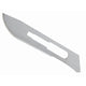 Surgical Blades, Carbon Steel with Knife Edge Blade, Disposable Sterile 100/Box