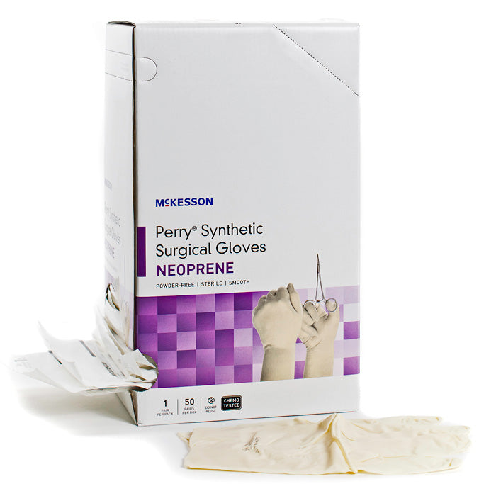 Surgical Gloves, Perry Synthetic Neoprene Sterile Surgical Gloves