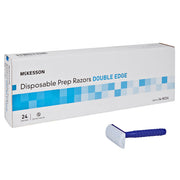 Surgical Prep Razors, Disposable Double Edge Single Blade, Non-Sterile 24/Box Default Title