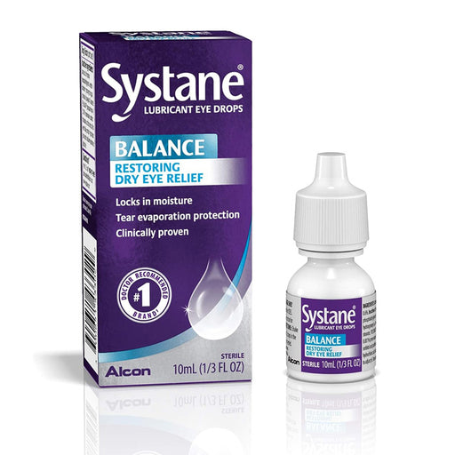 Lubricating Eye Drops | Systane Balance Lubricant Restorative Eye Drops 0.33 oz