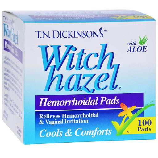Witch Hazel Hemorrhoid Pads