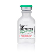 TPN Electrolytes Injection vial for maintaining hydration and nutrient balance, supporting intravenous nutrition and electrolyte replenishment.