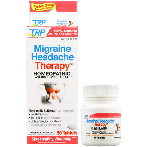 Buy TRP Company TRP Homeopathic Migraine Headache Therapy Medicine 50 Count  online at Mountainside Medical Equipment