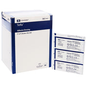 Telfa Adhesive Island Dressing 3 x 4, ideal for non-irritating wound care, offering secure healing for burns, ulcers, and surgery.