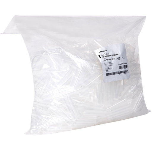 Test Tube 12 x 75 mm Plain 5 mL for accurate lab tests, perfect in blood collection and essential in medical research applications.