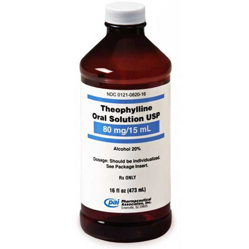 Theophylline Oral Solution 80 mg/15 mL Anhydrous 16 oz