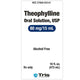 Theophylline Oral Solution 80 mg/15 mL Anhydrous 16 oz Alochol Free