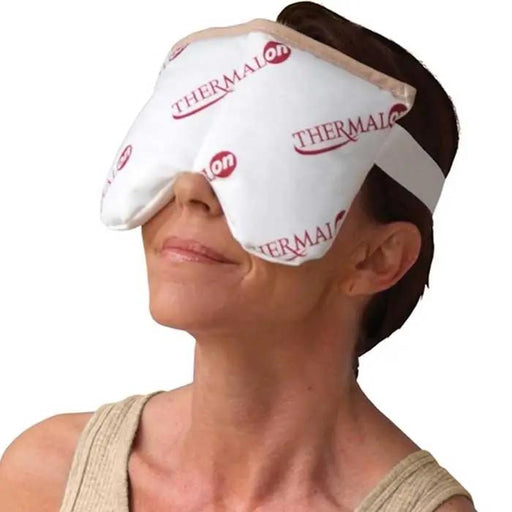 Thermalon Microwave Activated Moist Heat-Cold Sinus Relief Mask with Ties
