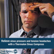 Thermalon Microwave Activated Moist Heat-Cold Sinus Relief Mask with Ties Default Title