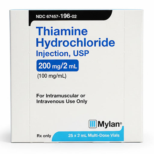 Thiamine Injection 200mg Vials 2 mL by Mylan Institutional