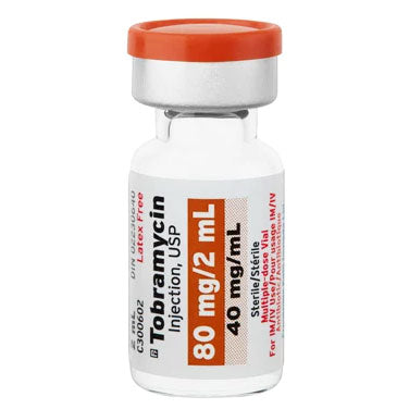 Tobramycin Sulfate Injection 40 mg/mL Multiple Dose 2 mL