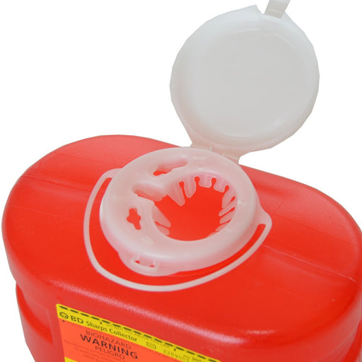 Top View of BD 3.3 Quart Sharps Collector