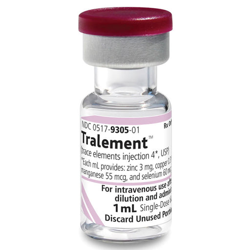 Tralement Injection Zinc, Copper, Manganese, Selenium, SDV 1 ml