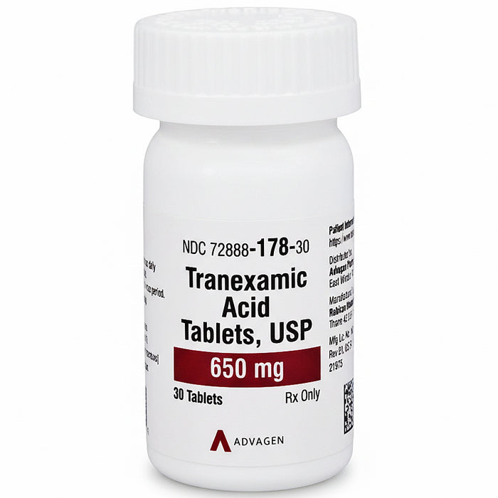 Tranexamic Acid 650mg Tablets  USP by Advagen Pharma