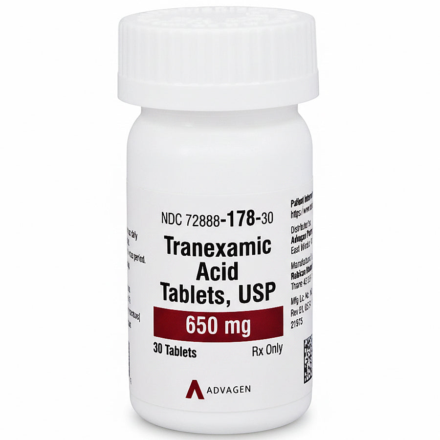 Tranexamic Acid 650mg Tablets  USP by Advagen Pharma