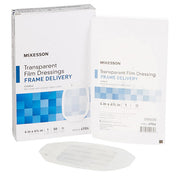 Transparent Film Dressing 4 x 4.75" Wound Care Dressings, Sterile 50/Box