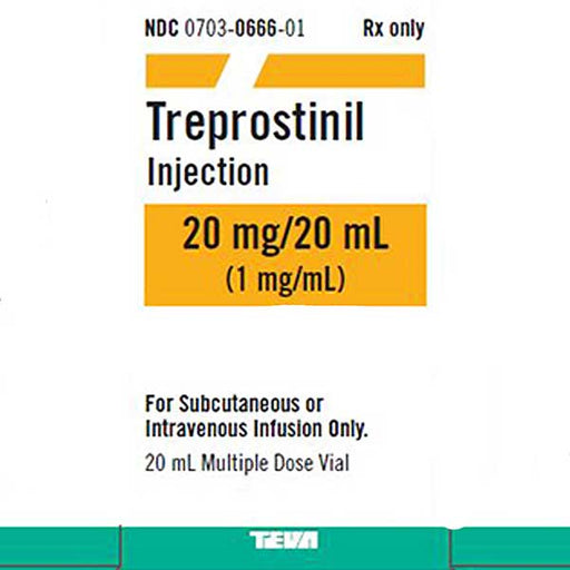 Treprostinil Injection 1mg/mL Multiple-Dose Vial 20 mL
