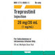 Treprostinil Injection 1mg/mL Multiple-Dose Vial 20 mL