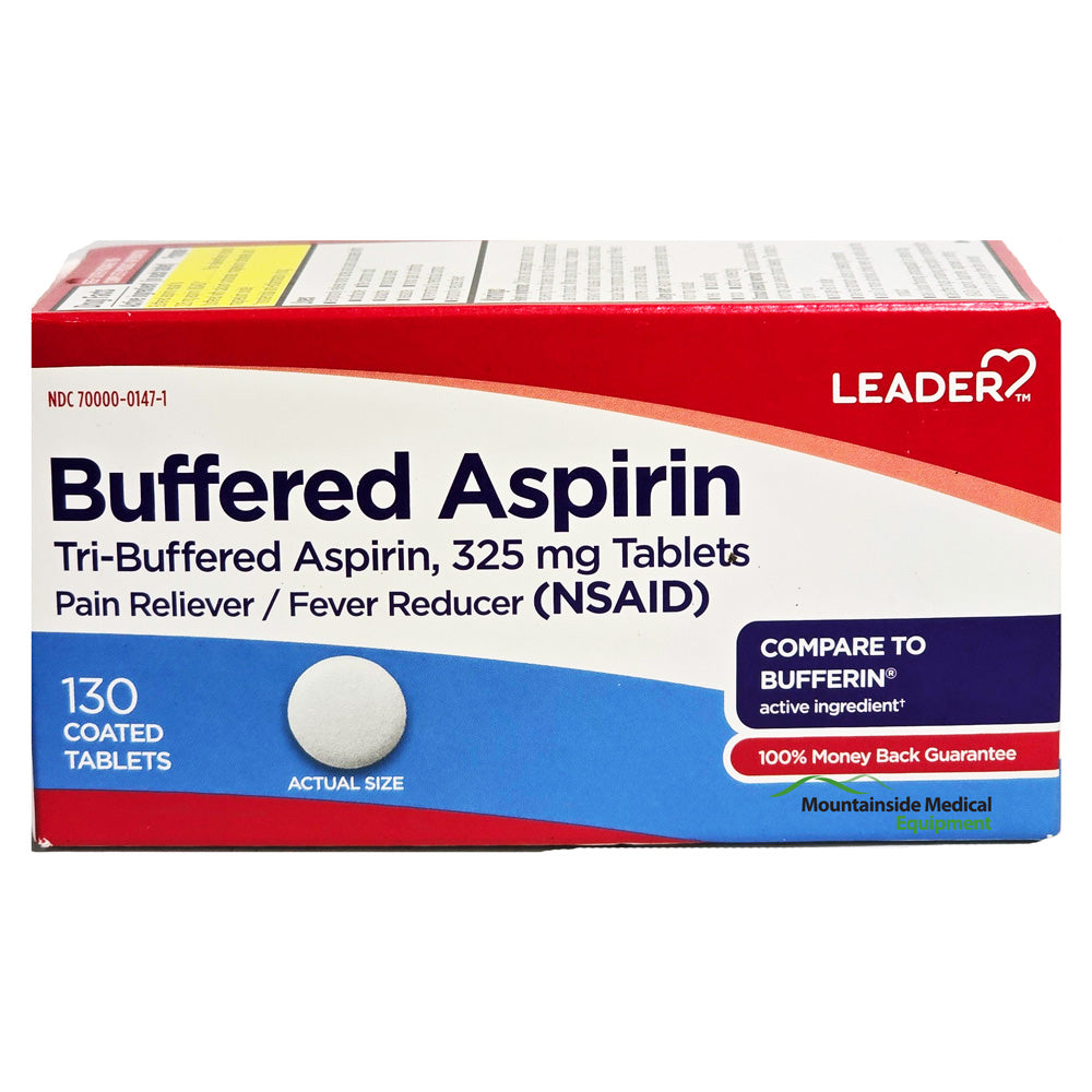 Tri Tablet Tri-Buffered Aspirin 325 mg Coated Tablets (NSAID) 130 Count ...
