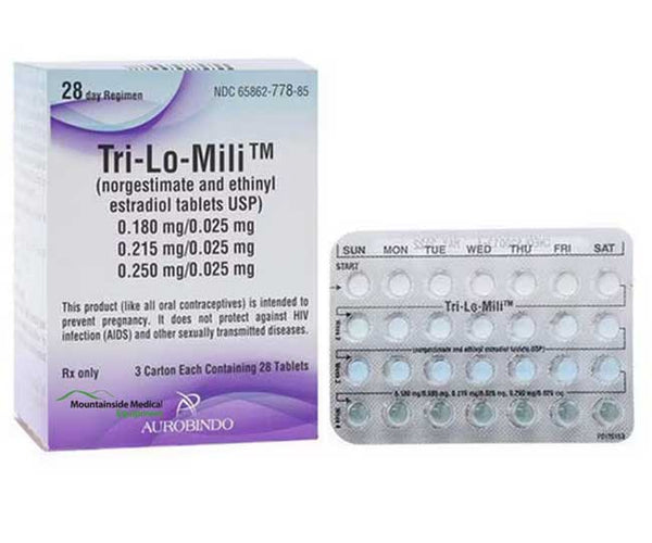 Tri-Lo-Mili (Norgestimate & Ethinyl Estradiol Tabs) 0.180 mg/0.025 mg ...