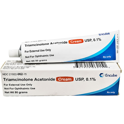 Triamcinolone Acetonide Cream 0.1% 80 Gram Encube