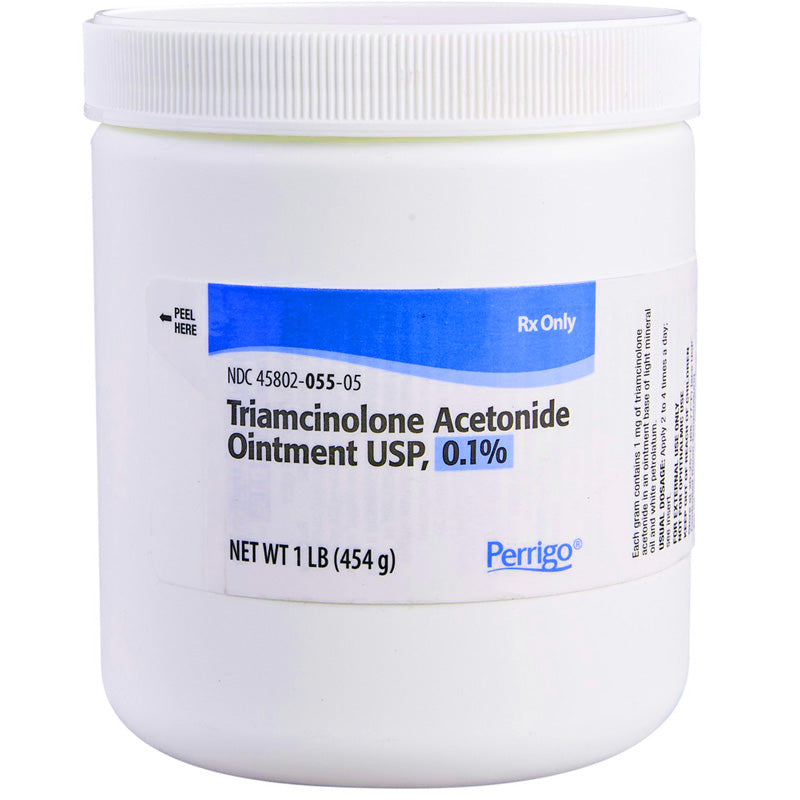Buy Perrigo Triamcinolone Acetonide Ointment 0.1% Jar, 1 Pound - Perrigo  online at Mountainside Medical Equipment