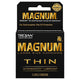 Trojan Magnum Thin Condoms Large Size, Ultrasmooth Lubricant 3-Pack