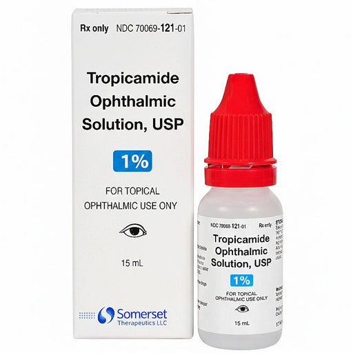 Tropicamide Eye Drops 1% by Somerset Pharma NDC 70069-0121-01