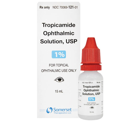 Shop for Tropicamide Ophthalmic Solution 1% Eye Drops 15mL by Somerset used for Eye Drops