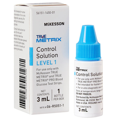 True Metrix Blood Glucose Level 1 Control Solution 3 mL by McKesson