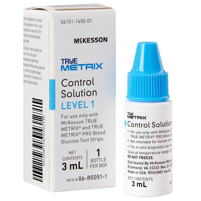 True Metrix Blood Glucose Level 1 Control Solution — Mountainside Medical