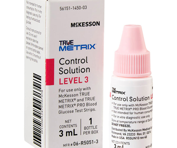 True Metrix Blood Glucose Level 3 Control Solution — Mountainside Medical