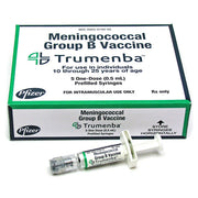 Trumenba Meningococcal Vaccine Prefilled Syringes by Pfizer