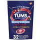 Tums Chewy Delights Ultra Strength Chewable Antacid Relief, Cherry Flavor 32 Count