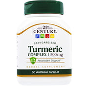 Turmeric Complex 500 mg Antioxidant Support, Vegetarian Capsules 60 Count Default Title