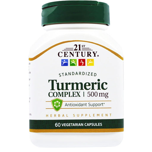 Turmeric Complex 500 mg Antioxidant Support, Vegetarian Capsules 60 Count Default Title