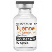 Tyenne Tocilizumab-Aazg Injection 200/10 mL (20 mg/mL) Single-Dose Vial, Preservative Free 10 mL