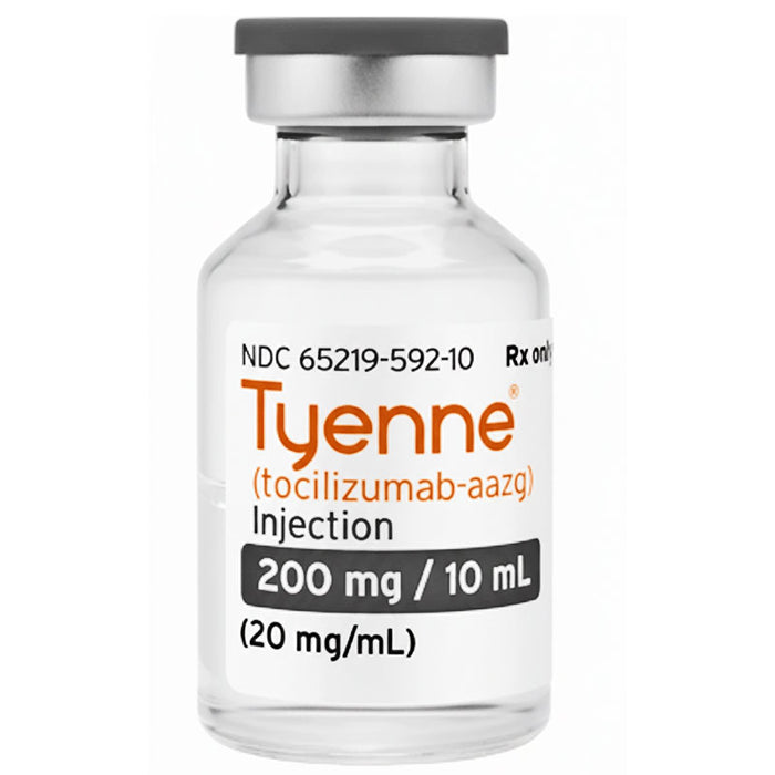 Tyenne Tocilizumab-Aazg Injection 200/10 mL (20 mg/mL) Single-Dose Vial, Preservative Free 10 mL