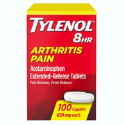 Tylenol 8 Hour Arthritis Acetaminophen 650 mg in Box