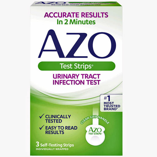 UTI Test, Urinary Tract Infection Testing Strips (3 Pack) AZO